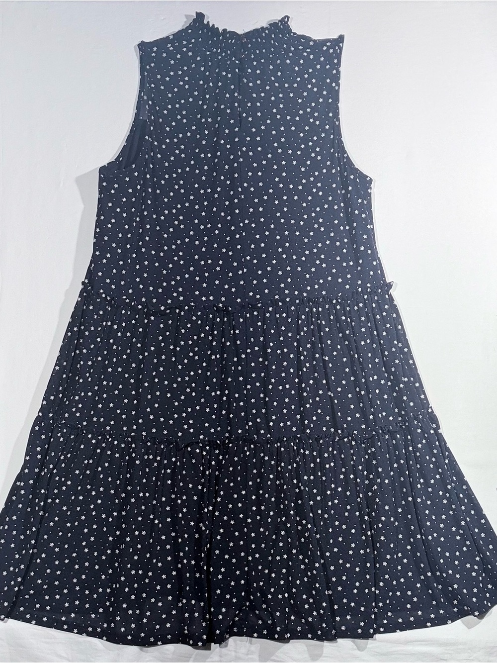 Siren Lily Black Dress with White Star Print